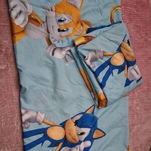 Sonic the Hedgehog Kids Curtains - Blue and Orange
